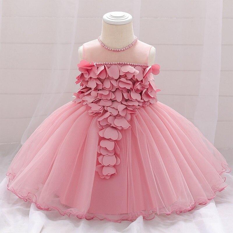 Luxury Modern Designer Toddler Baby Girl Infant Princess Lace Tutu Dress Baby Girl Wedding Dress Kids Party Dress