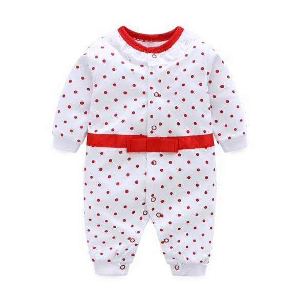 Modern Printed Jumpsuits Gentleman Autumn Long Sleeves Rompers Cotton Baby Clothes for Boys and Girls Outfits Style