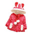 Luxury Newborn Children Plus Cute Hooded Cotton Jacket  Infant Clothing for Baby Girls In Elegant Colorful Design  For Winter