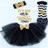 NEW Trend Black 1st Birthday Elegat Infant Baby Girls Princess Dress For Kids Party Dresses Children Clotes