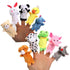 10pcs Cartoon Plush Toys Boy Girl Finger Puppet Cartoon Animal Child Cute Finger Puppet Dolls Telling Stories To The Baby and Kids