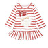 Baby Girl Dress   Winter Warm Clothes Toddler  Long Sleeve Stripe  Christmas Ruffle Dress  Unique Design