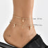 Luxury Delphin Fashion Ankles Foot Chain Star Gold Anklet Brecelets Pendant For Women  Foot Jewelry