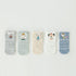 Anti Slip 5 Pairs Cute Cartoon Mesh Thin Soft Cotton Socks For Newborns Baby Girls And Boys