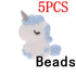 Silicone Unicorn Teether Beads Cute Cartoon Rodent BPA Free Baby Teething Toy For Baby and Kids