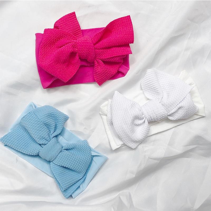 Baby Headbands For Newborn Hair Band Cute Baby Bow Flower Elastic Bow Headwear Kids Gifts Girl Hair Accessories