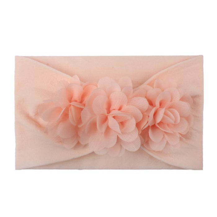 Handamde New Colorful Chiffon Flower Headband for Newborn Baby Toddler Ribbon Elastic Baby Headdress Kids Hair Band Girl Bow Knot Styling