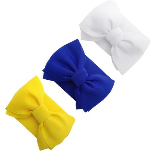 Modern Luxury Elegant Baby Girls Headband Turban Photography Props Baby Hair Accessories Bow 3 Pcs Set For Girls Baby