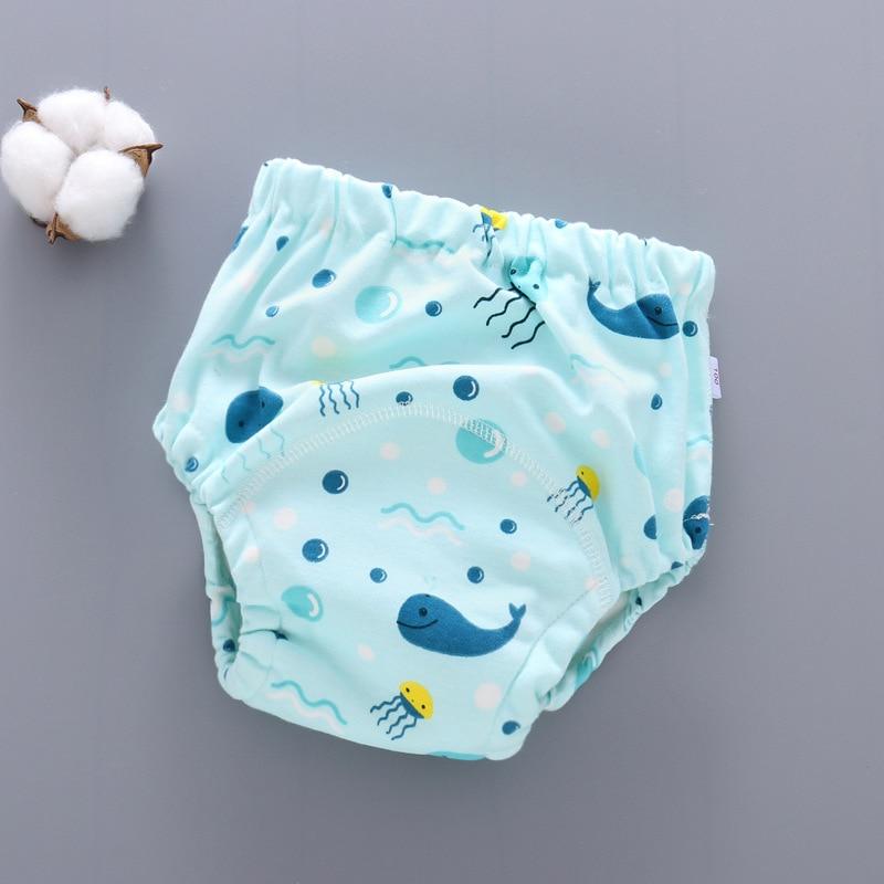 Baby Training Pants Cloth Diapers Washable 6 Layers Gauze Cover Breathable Spring Reusable Newborn Diaper Nappies For Baby and Kids