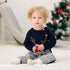 Baby Christmas Rompers Reindeer Knitted  Jumpsuits Toddler Children Warm Wool Clothes 0-2Y For Boys and Girls Christmas Eve Costume