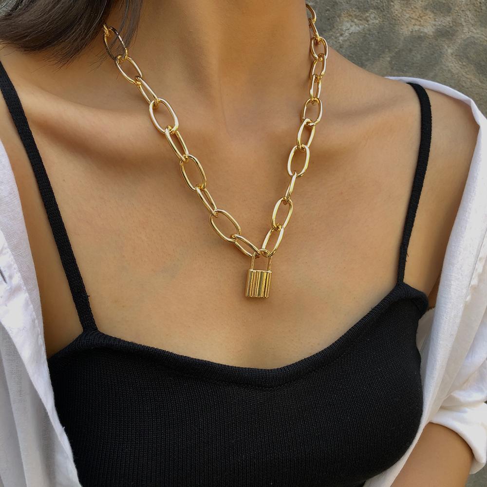 Modern Vintage Multilayer Crystal Gold Choker Pendant Necklace For Women Luxury Jewelry Perfect Gift Cool Style