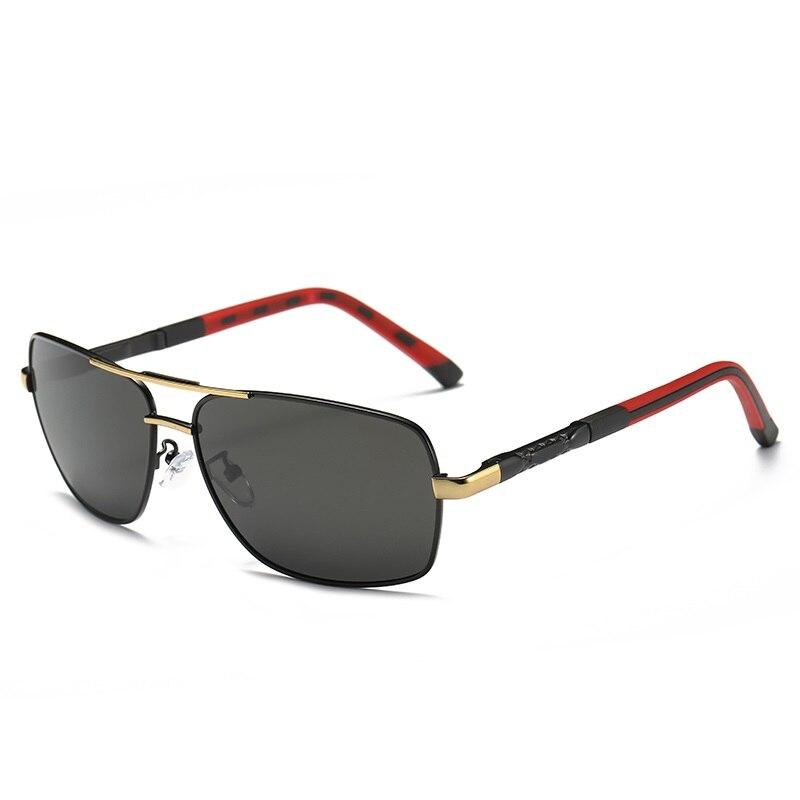 Luxury Men Modern Business Elegant New Sunglasses With High Quality Metal Frame and UV400 Protection