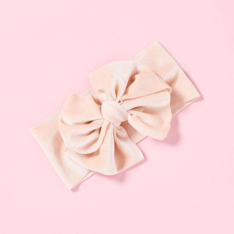 Baby Headband Big Bowknot Baby Girl Bright Colors Headband For Newborn Bow Hair Band Children Head Wrap Hair Accessories