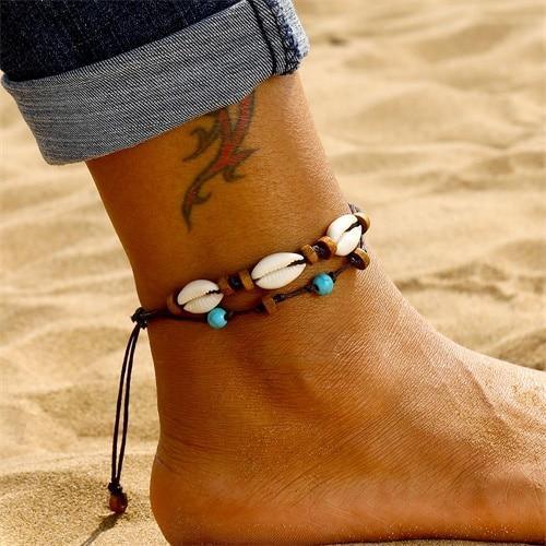 Crystal Luxury Anklets For Women Gold Silver Color Bohemian Brecelet Anklet For Leg  Strap Jewelry