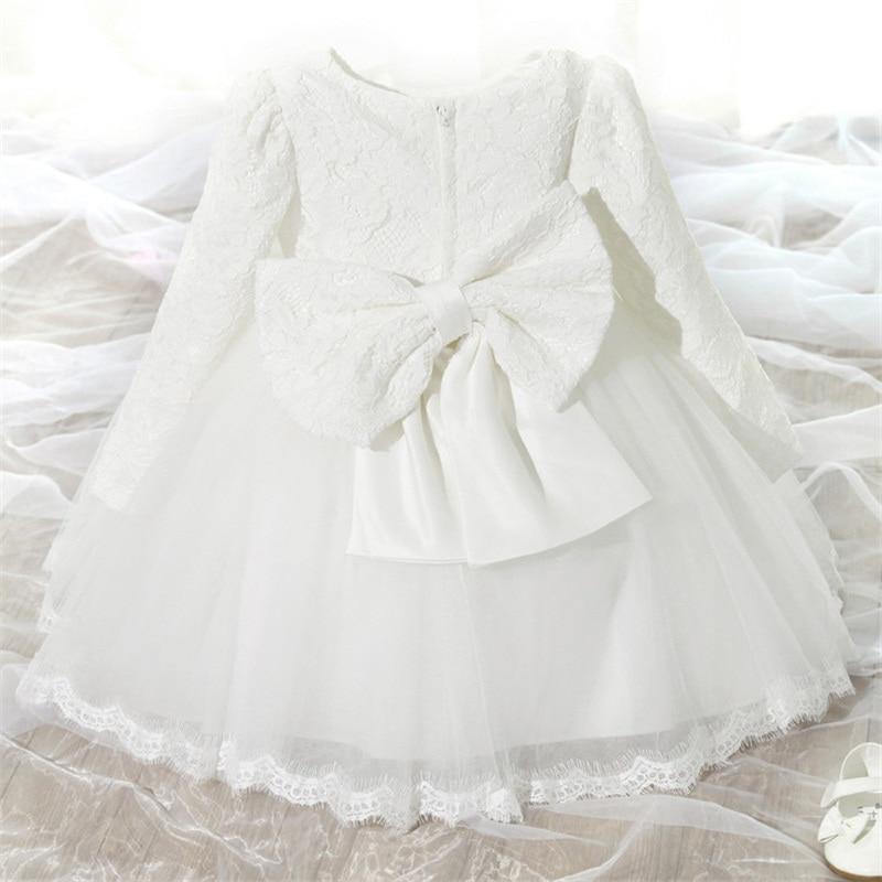 Dress for Baby Christening Gown For First Birthday Party Girl Baby Clothing Ball Gown Toddler