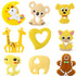 Baby Animal Silicone Teethers Dog Dinosaur Koala Baby Teething Product Accessories For Baby Kids