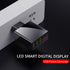 3 Port USB Phone Charger LED Display EU Plug Total Max 3A Smart Fast Charger Mobile Wall Charger For Smartphones