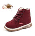 Modern Fashion Children Casual Shoes Autumn Winter Boots Boys Shoes Fashion Leather Soft AntI Slip Girls Boots