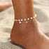 Luxury Modern Bohemian Butterfly Anklets For Woman,Vintage Handmade Tassel Beads Ankle Bracelet