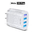 Portable USB Charger 3A Quick Charge 3.0 Mobile Phone Charger 4 Port 48W Fast Wall Chargers