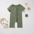 Newborn Infant Baby Boy Girls Unisex Button Romper Jumpsuit Playsuit Sunsuit Clothes For Girls And Boys