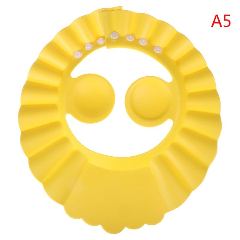 Shampoo Cap Sheild Durable Baby Bath Visor Hat Adjustable Baby Shower Protect Eye Water-proof For Kids