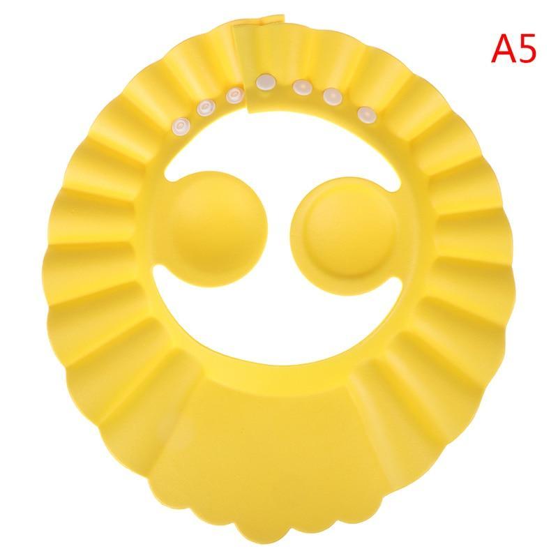 Shampoo Cap Durable Baby Bath Visor Hat Adjustable Baby Shower Protect Eye Water-proof Hair Wash Shield For Kids Bath