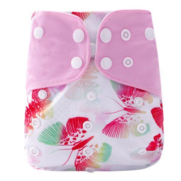 1Pcs Reusable Cloth Diaper Adjustable Baby Nappies Washable Nappy Durable Baby Diaper