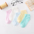 Anti Slip 5 Pairs Cute Cartoon Mesh Thin Soft Cotton Socks For Newborns Baby Girls And Boys