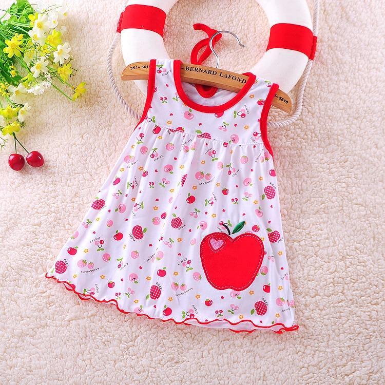 New Summer Cute Baby Girl Infant girl Princess Dress with Headband In Tutu Design With Flowers