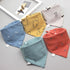 Fashion Modern 5PCS/SET Baby Triangle Double Cotton Bandana Feeding Bibs For Baby Boys/ Girls Baby Kids