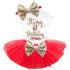 Princess Girls Tutu Dress Toddler Kids Clothes Baby Baptism 1st First Birthday Outfits Dress For Birthday Party