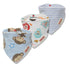 3PCS Comfortable Waterproof Organic Cotton Baby Burp Cloth Bandanna Scarf Bibs For Newborn Baby Boy And Girl