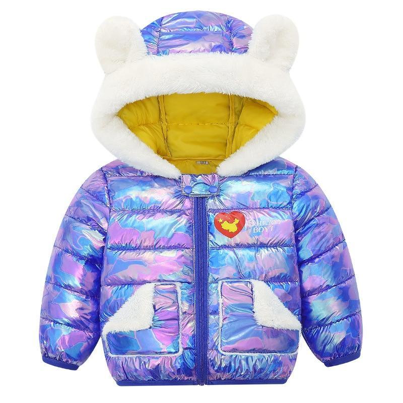 Shiny Modern Luxury Speciall Designed Winter Outerwear Hooded Coat & Jacket Winter Fashion Kids clothing Models For  Babies and Girls 3-24 Months