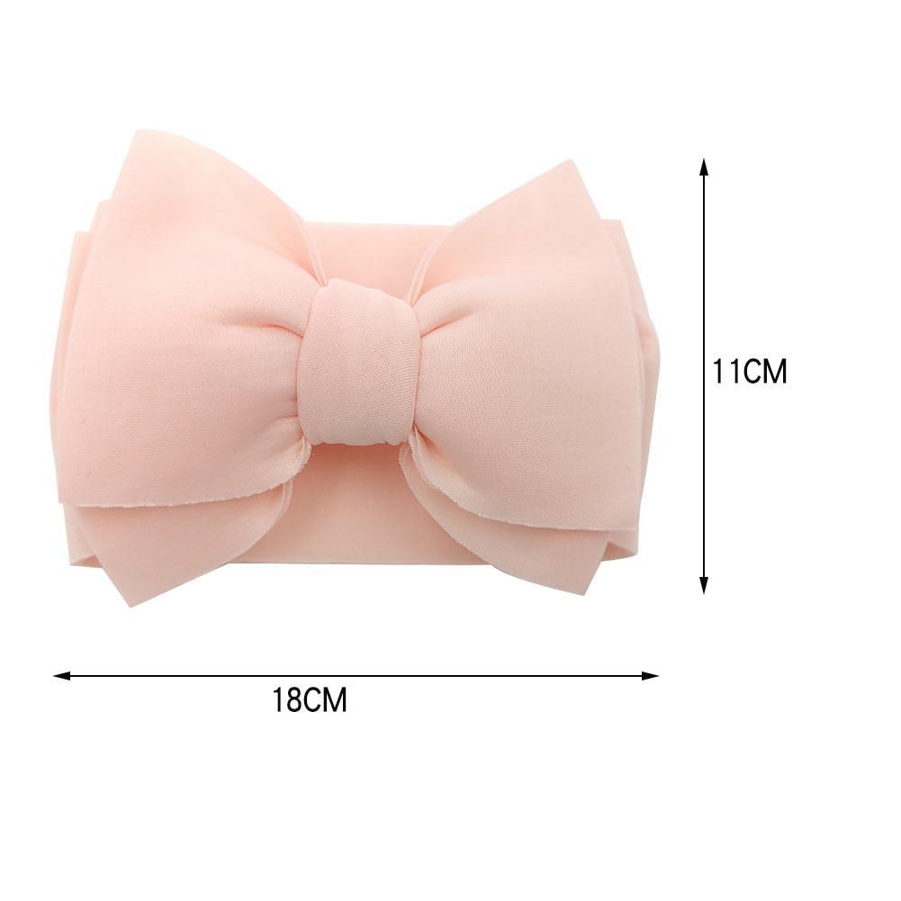 Modern Luxury Big Puff Bow Baby Girl Headbands for Girls Baby Turban Headband For Girls Baby