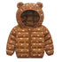 Designer Luxury Elegant New Winter Baby Outerwear Hooded Printed Cotton Padded Jacket and Coats For Babies and Girls Kids