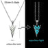 Epic Luminous Glowing Arrow Pendant Necklace Elegant Knight Spear Necklace Amazing Glow In The Dark Pike Necklace Luxury For Women Men Halloween Gift