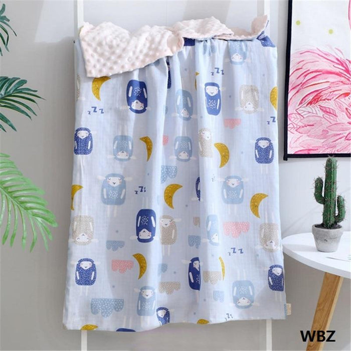 Modern Luxury Kids Blanket Baby Receiving Blanket Sleeping Bed Blanket Soft Newborn Swaddle For Kids