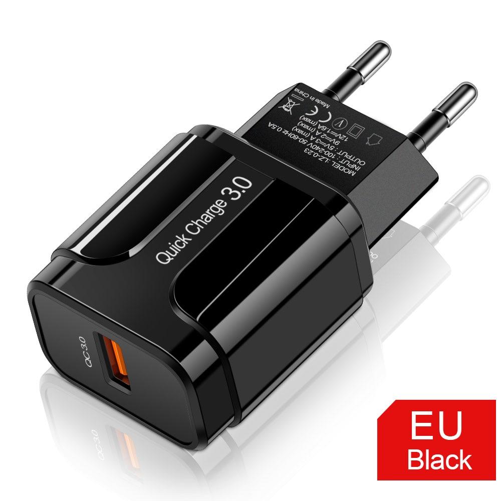 Portable 18W Quick Charge 3.0 USB Charger QC 3.0 4.0 USB Plug Phone/Fast Charger Adapter For Phones