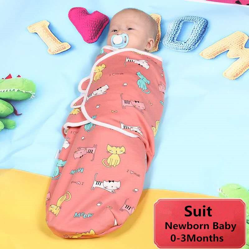 Baby Blanket Infant Cotton Breathable Envelop Swaddle Blankets For Newborn Baby Hooded Sleepsack