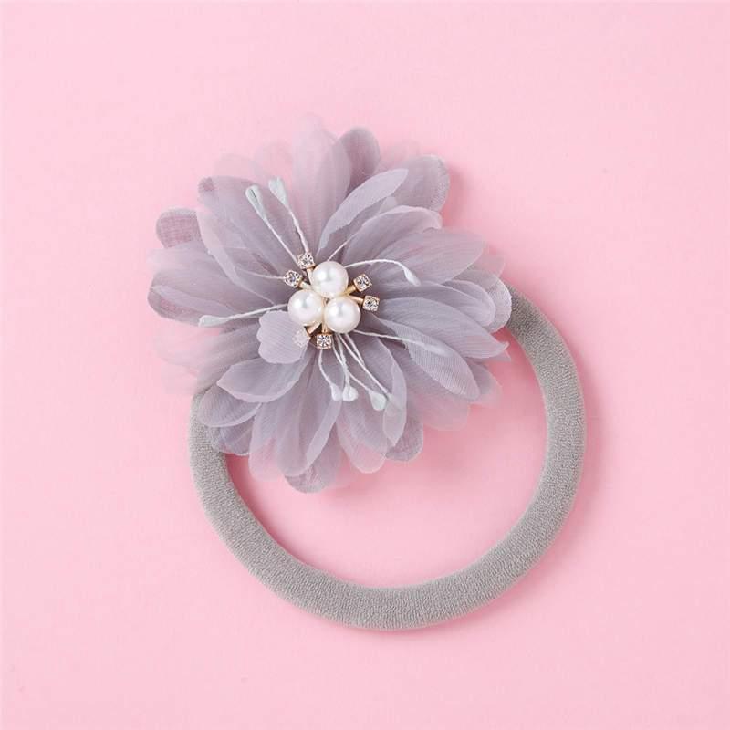 ILuxury Handmade Infant Child Hair Band Three-dimensional Alloy Rhinestone Crown Headdress  Elastic Headband Turban For Baby Girls