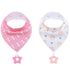 100% Organic Cotton Super Absorbent And Soft Unisex Baby Bandana Drool Bibs And Teething Toys For Newborn