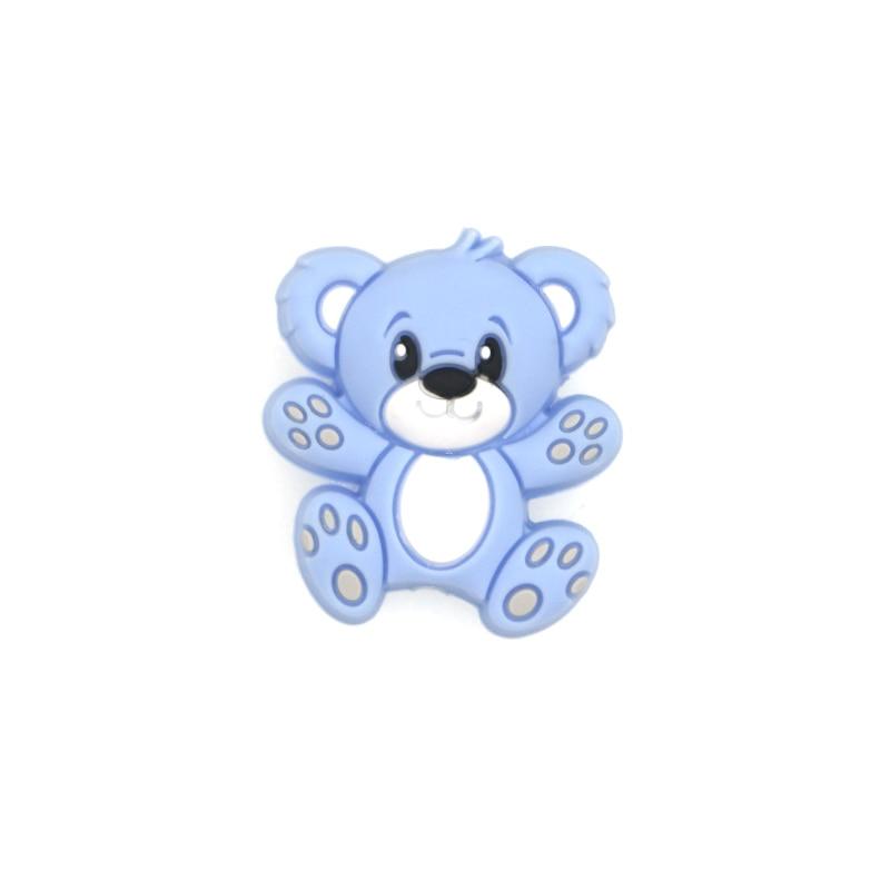 Mini Bear Silicone Beads Baby Dummy Cartoon Pacifier Toy Accessories For Kids And Babies