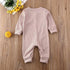 Baby Girl / Boy Clothes Kids Knitted Long Sleeve Autumn Winter Romper Solid Jumpsuit Outfit