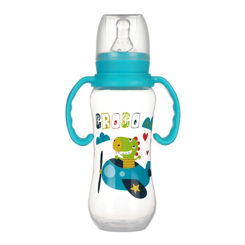 Baby Durable  Infant Nursing Bottle Feeding Cup With Grip High Quality Nipple Baby Feeding Bottle