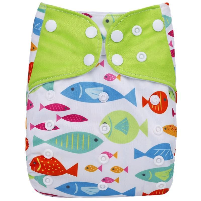 1Pcs Reusable Cloth Diaper Adjustable Baby Nappies Washable Nappy Durable Baby Diaper