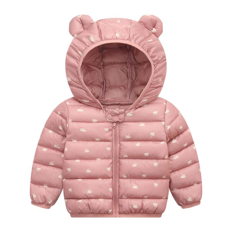 Modern Winter Baby Girls Jackets For Kids Warm Hooded Outerwear Baby Boy Jacket / Coat For Boy and Girls