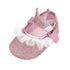 Newborn Infant Baby Girls Shoes Toddler Kids Princess Crown Glitter Design Shoes Soft Sole Anti-slip