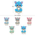 Baby Teethers Cartoon Animal Baby Teething Toy Penguin Silicone Teether Unicorn Pendant Raccoon Accessories