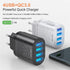 Portable USB Charger 3A Quick Charge 3.0 Mobile Phone Charger 4 Port 48W Fast Wall Chargers